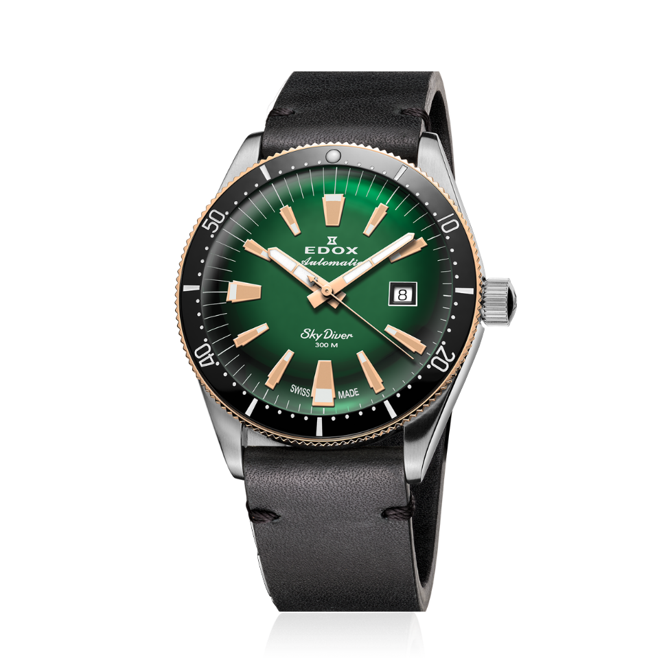 Edox Skydiver Automatic 42mm Limited Edition 80126-357RNM-VIR