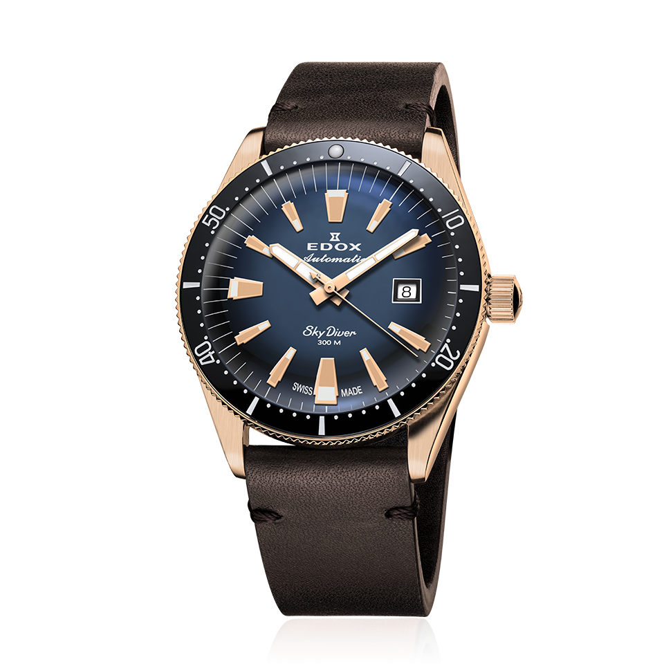 Edox Skydiver Automatic 42mm Limited Edition 80126-BRN-BUIDR