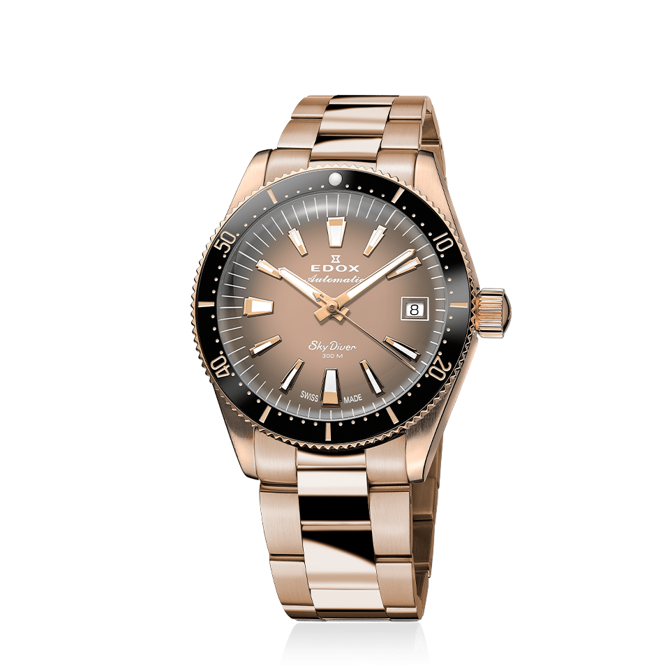 Edox Skydiver Automatic 38mm 80131-37RNM-VDBEI