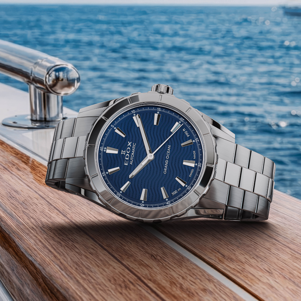 Edox Grand Ocean Automatic 40mm 80140-3M-BUIN