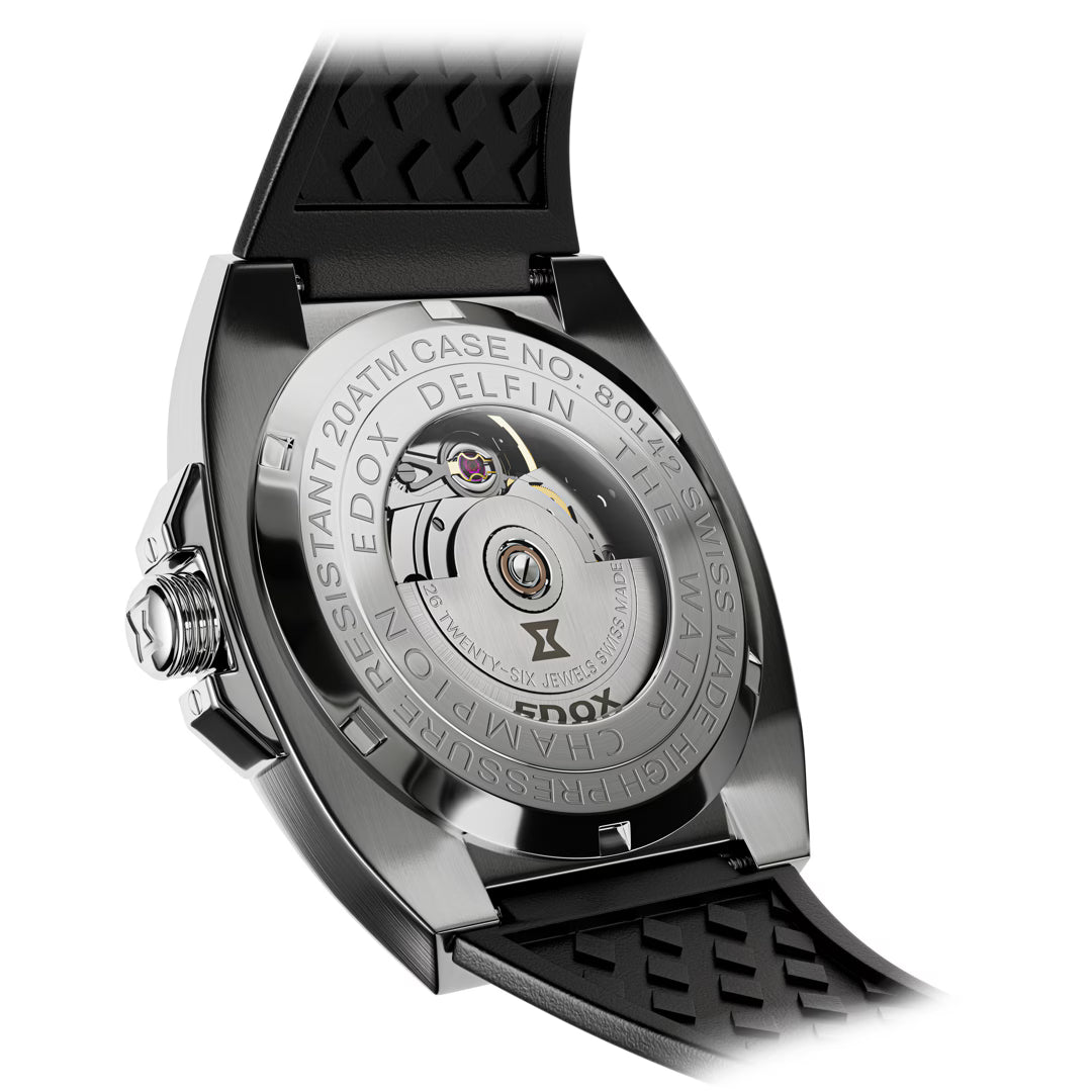 Edox Delfin 1973 Date Automatic 41mm 80142 3CA NIN