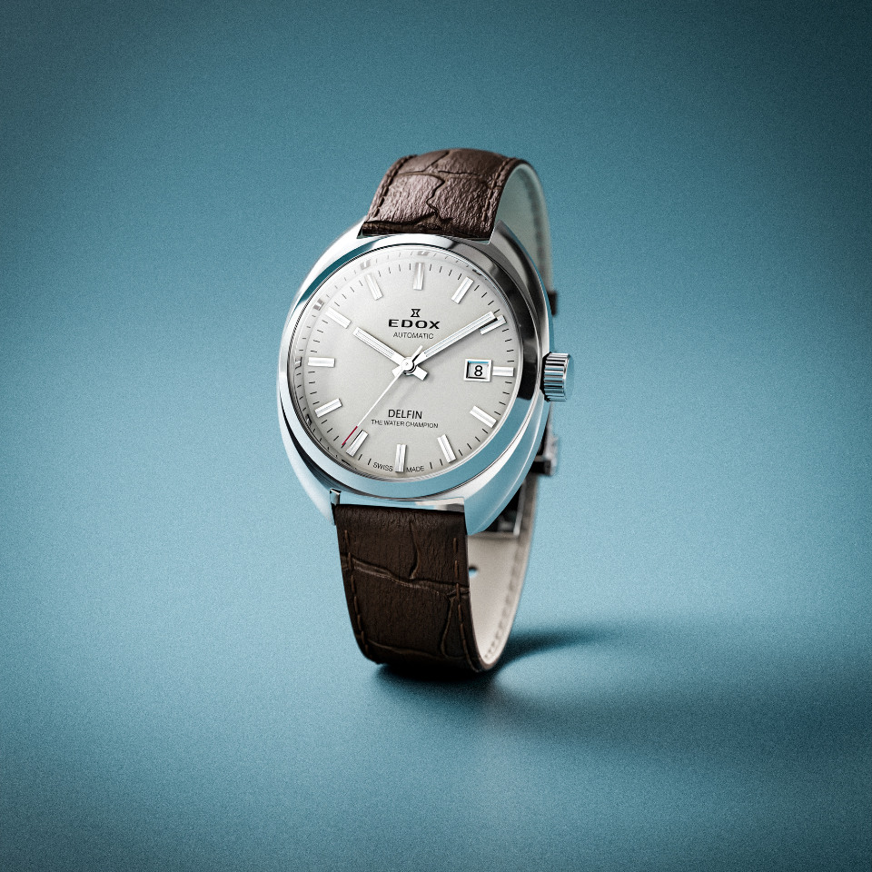 Edox Delfin 1961 Date Automatic Limited Edition 80143-3M-AIN