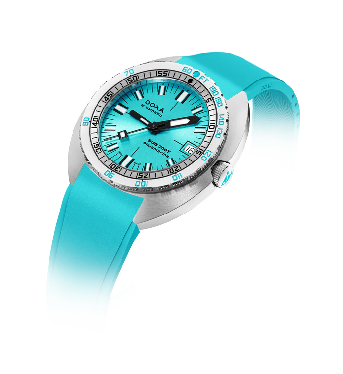 Doxa Sub 200T Aquamarine Sunray 804.10.241S.25