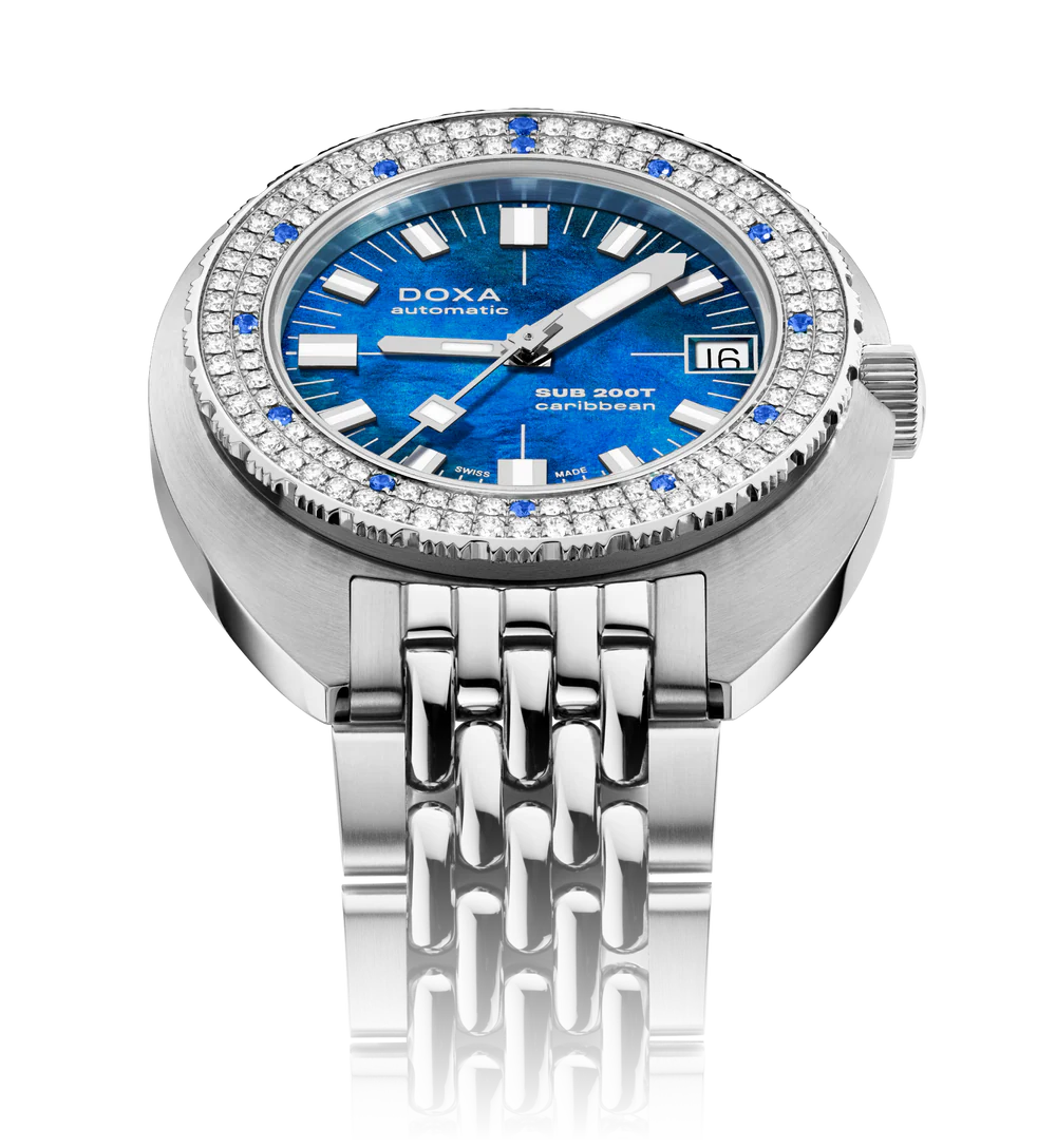 Doxa Sub 200T Diamonds Caribbean 804.10D.201.10