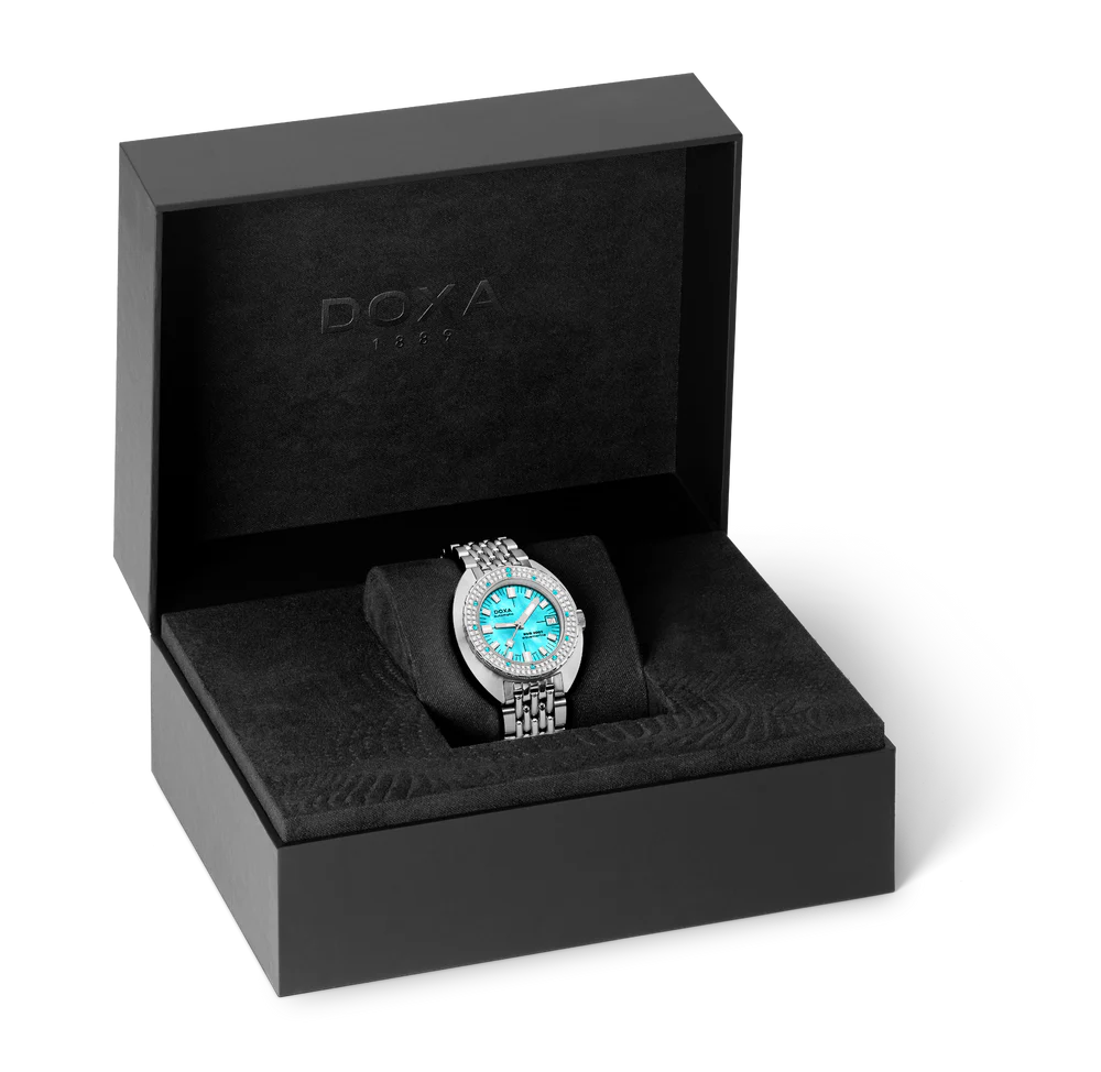 Doxa Sub 200T Diamonds Aquamarine 804.10D.241.10