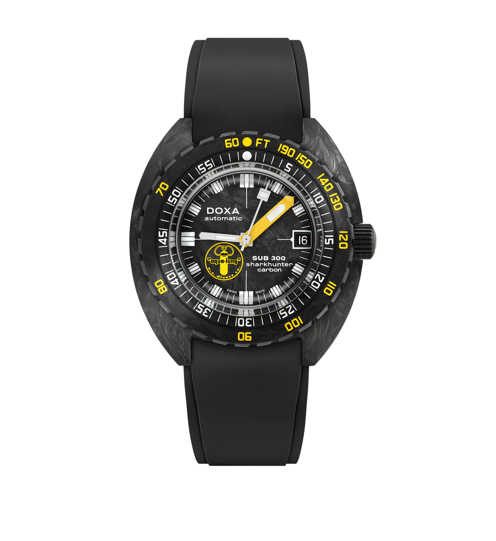 Doxa Sub 300 Carbon Aqua Lung US Dvers 822.70.101AQL.20