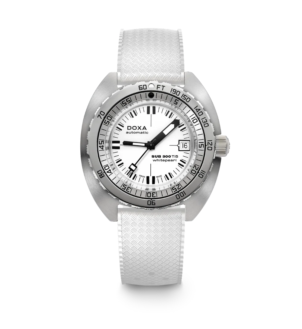 Doxa Sub 300 Ti5 Whitepearl 823.50.011.23