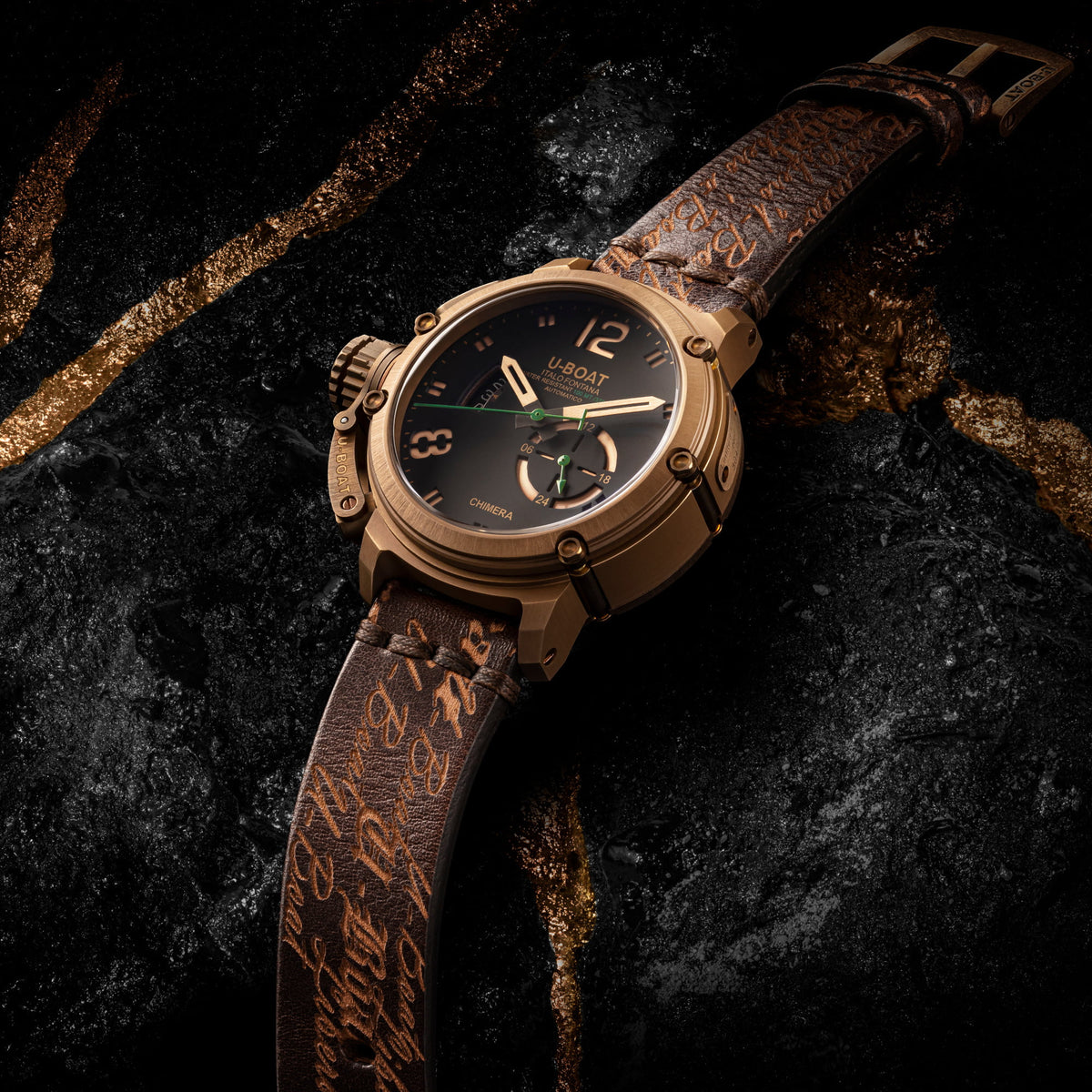 U-BOAT Chimera 46 mm Grünbronze 8527A Limited Edition 