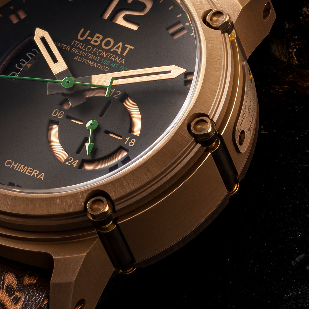 U-BOAT Chimera 46 mm Grünbronze 8527A Limited Edition 