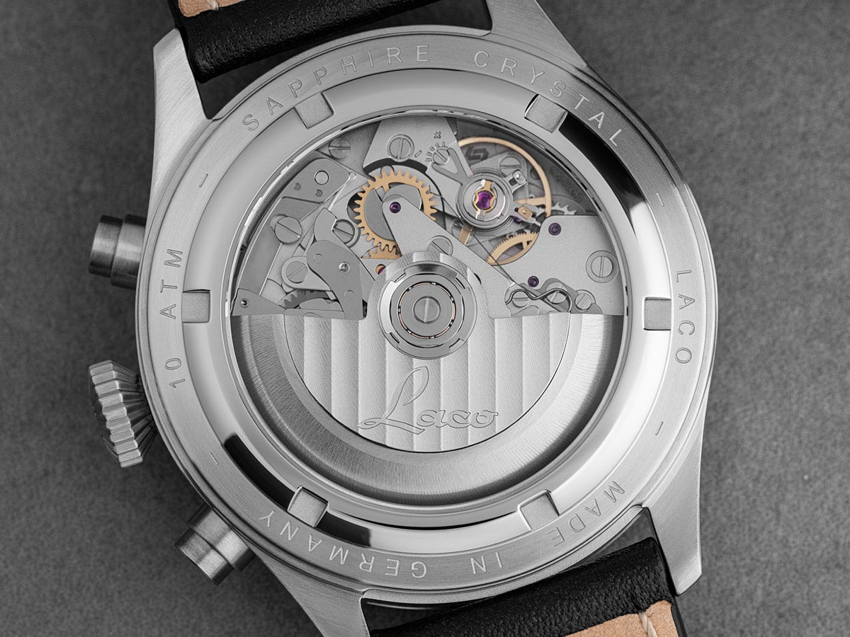 Laco Kiel.2 Chronograph Schwarz 43 mm Automatic 862148