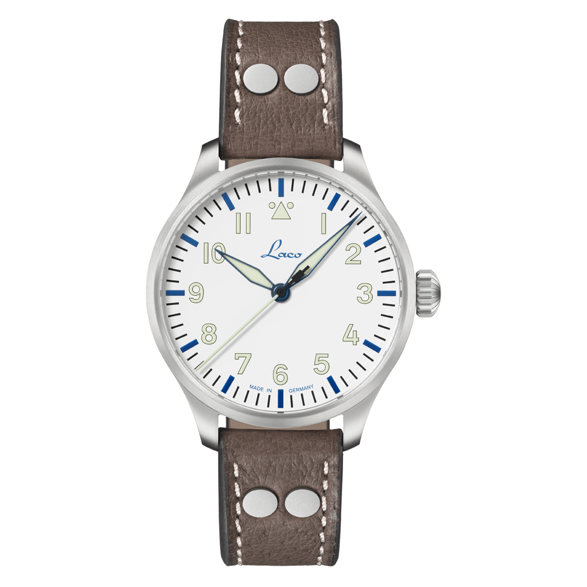 Laco Pilot Augsburg Polar 39 Mm Limited Edition Automatic 862183