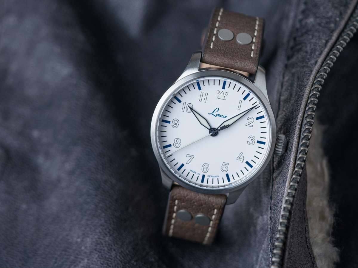 Laco Pilot Augsburg Polar 39 Mm Limited Edition Automatic 862183