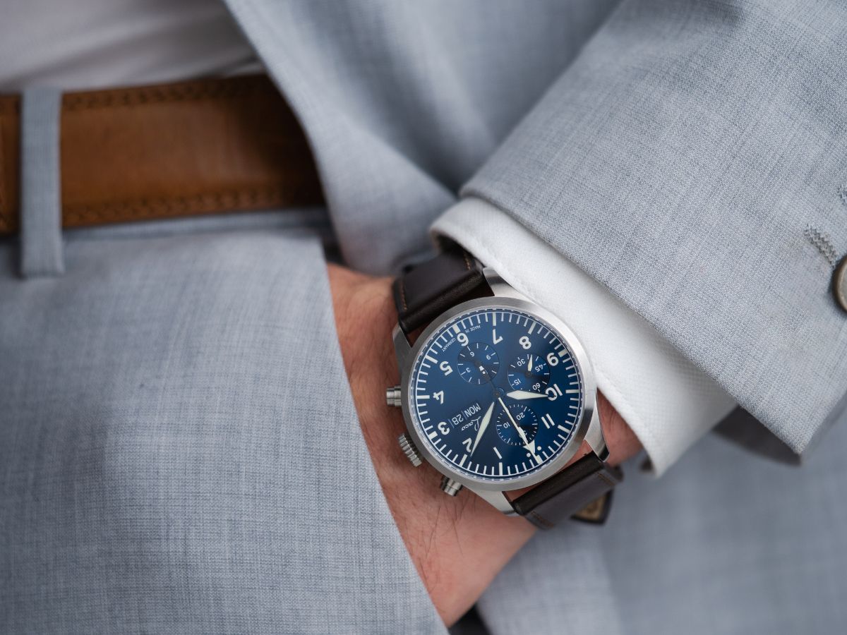 Laco Kiel.2 Chronograph Schwarz 43 mm Automatic 862186