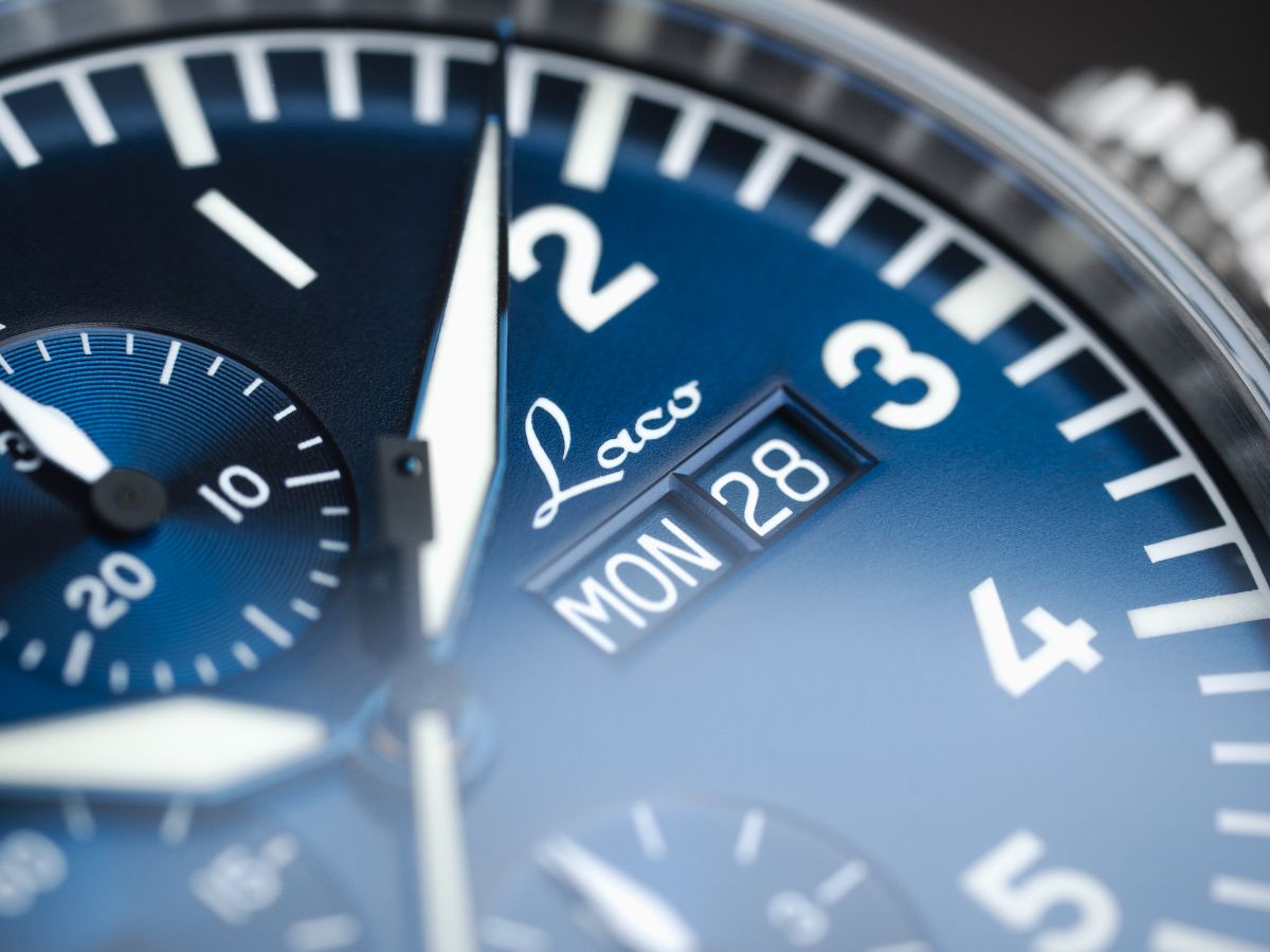 Laco Kiel.2 Chronograph Schwarz 43 mm Automatic 862186