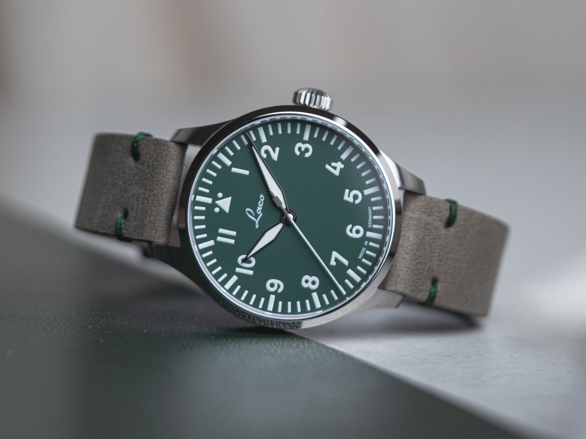 Laco Pilot Augsburg Grün 39 Automatic Limited Edition 862189