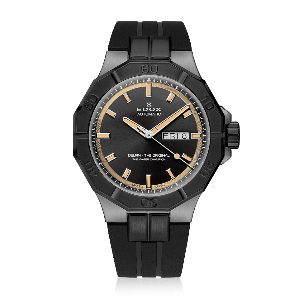 Edox Delfin The Original Day-Date Automatic 43mm 88008-37GNCA-GBEI