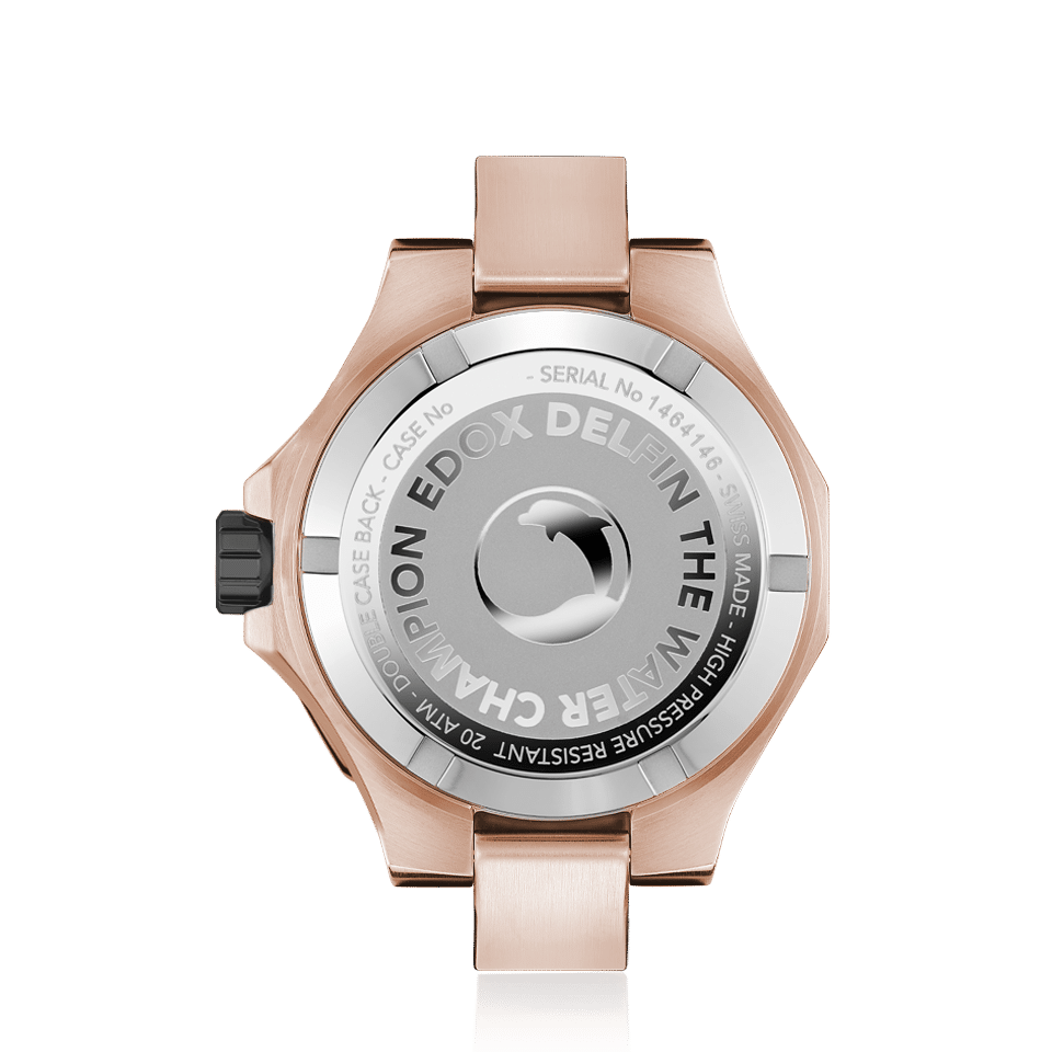 Edox Delfin The Original Day-Date Automatic 43mm 88008-37RGCA-GIR