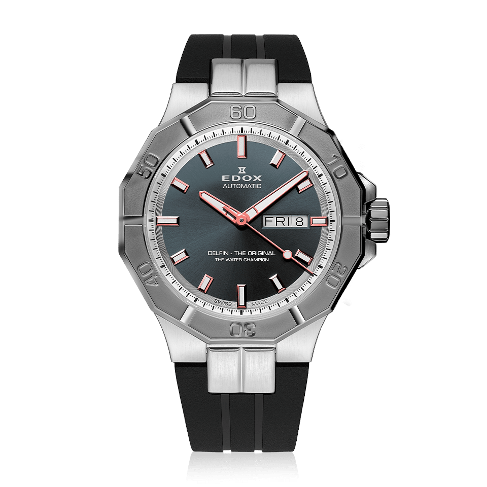 Edox Delfin The Original Day-Date Automatic 43mm 88008-3GCA-BGO