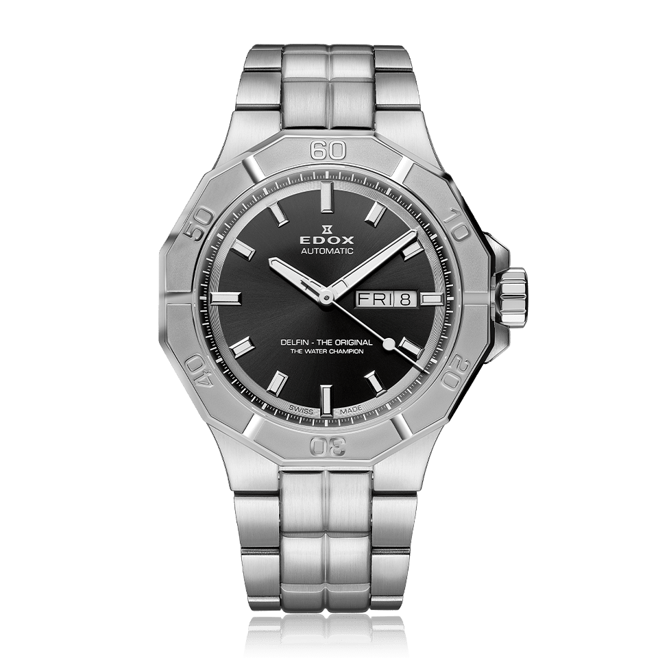 Edox Delfin The Original Day-Date Automatic 43mm 88008-3M-NIN