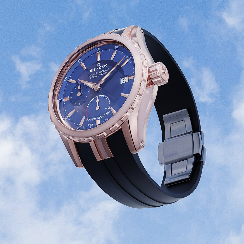 Edox Grand Ocean Power Reserve Automatic 40mm 94500-37RCA-BUIR