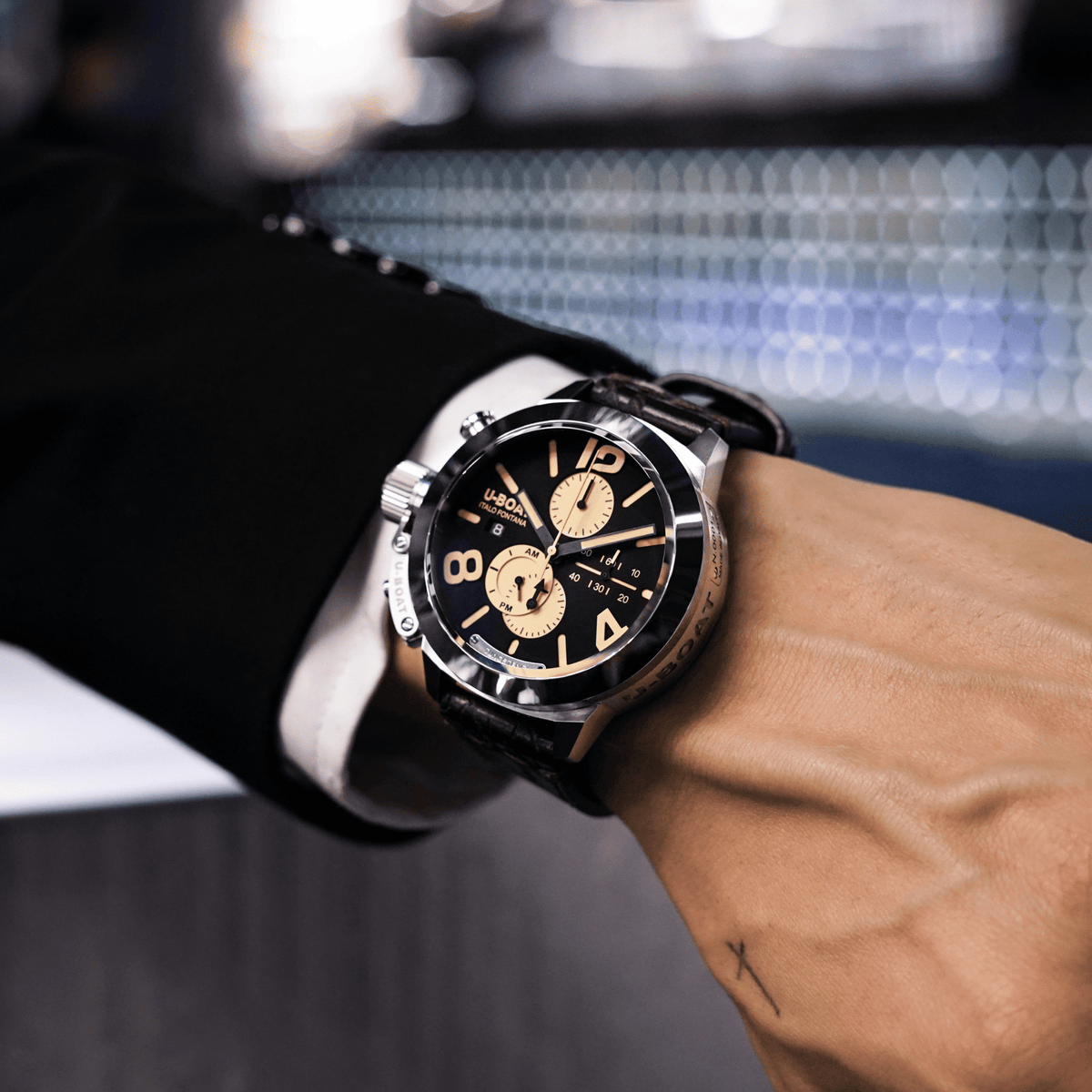 U-BOAT Classic 45mm Tungsten CAS1 9567/A 