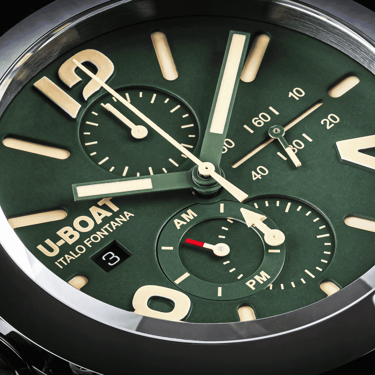 U-BOAT Classic 45mm Tungsten Green 9581 