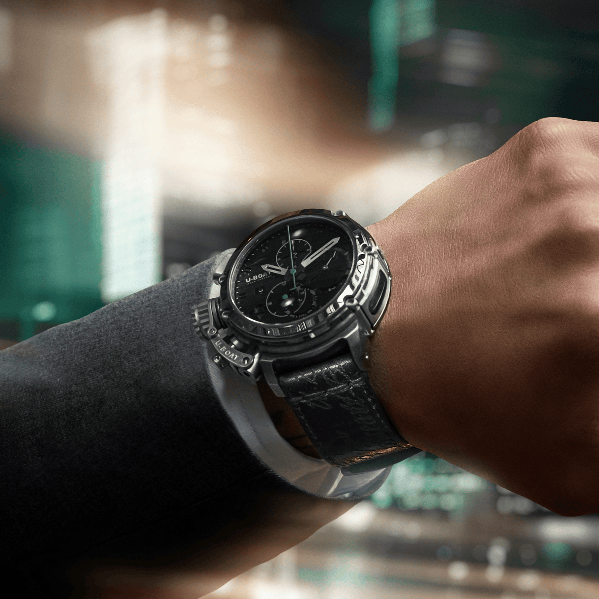 U-BOAT Chimera Chrono SS Nero 46mm 9592