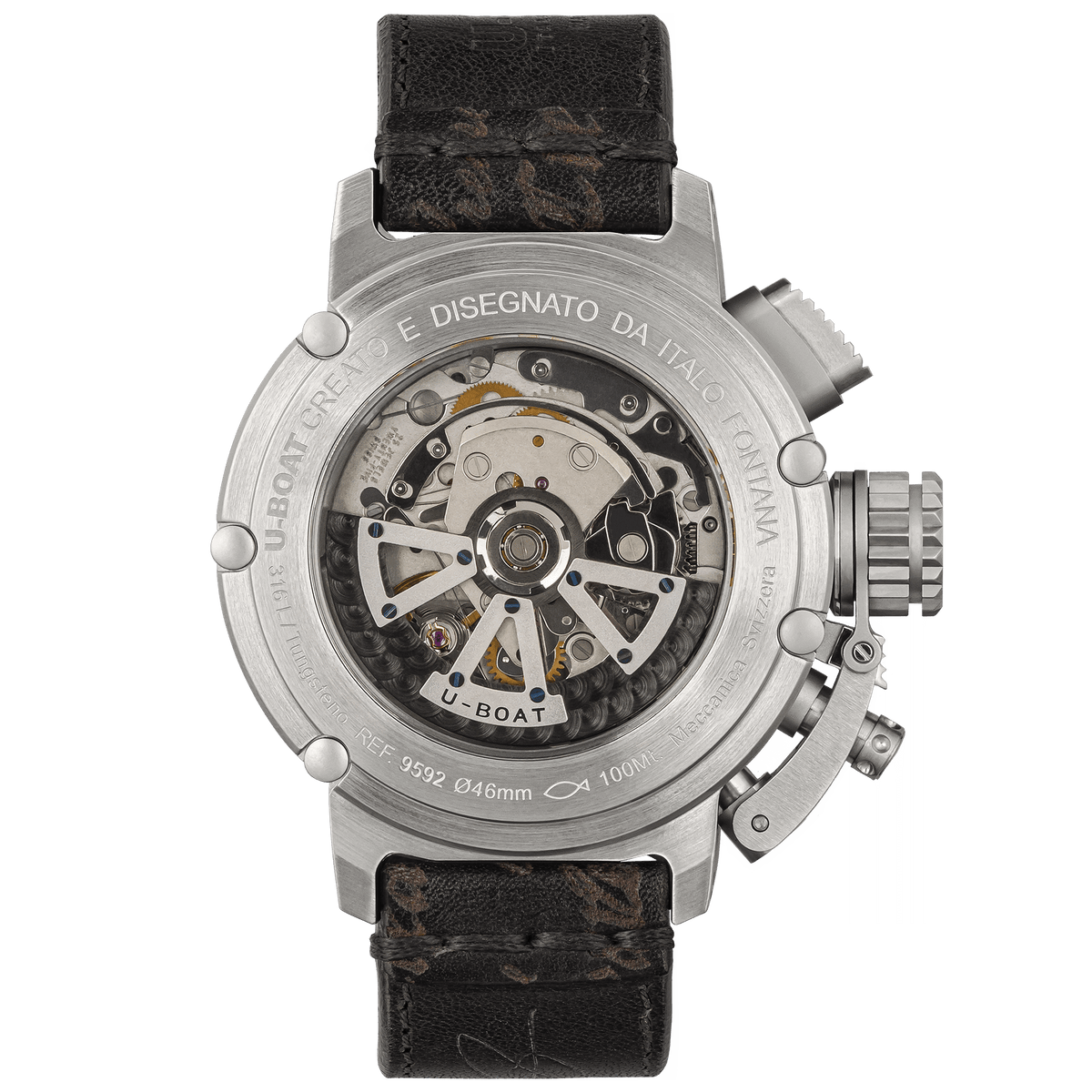 U-BOAT Chimera Chrono SS Nero 46mm 9592