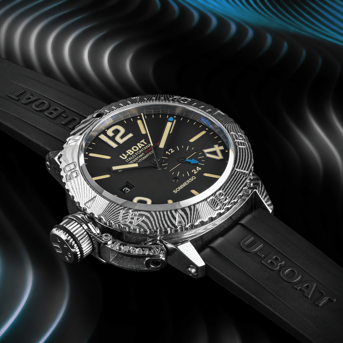 Submerged U-BOAT Damascus 46mm 9999