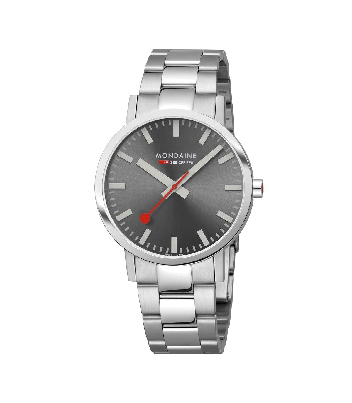 Mondaine Classic Acciaio Cool Gris 40 mm A660.30360.81SBj