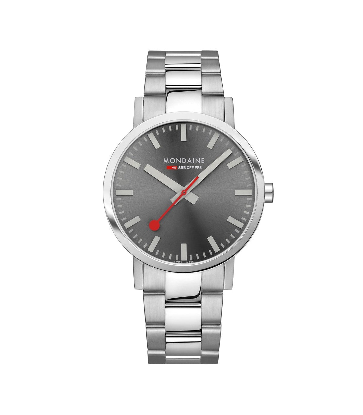 Mondaine Classic Steel Cool Gray 40 mm A660.30360.81SBj 