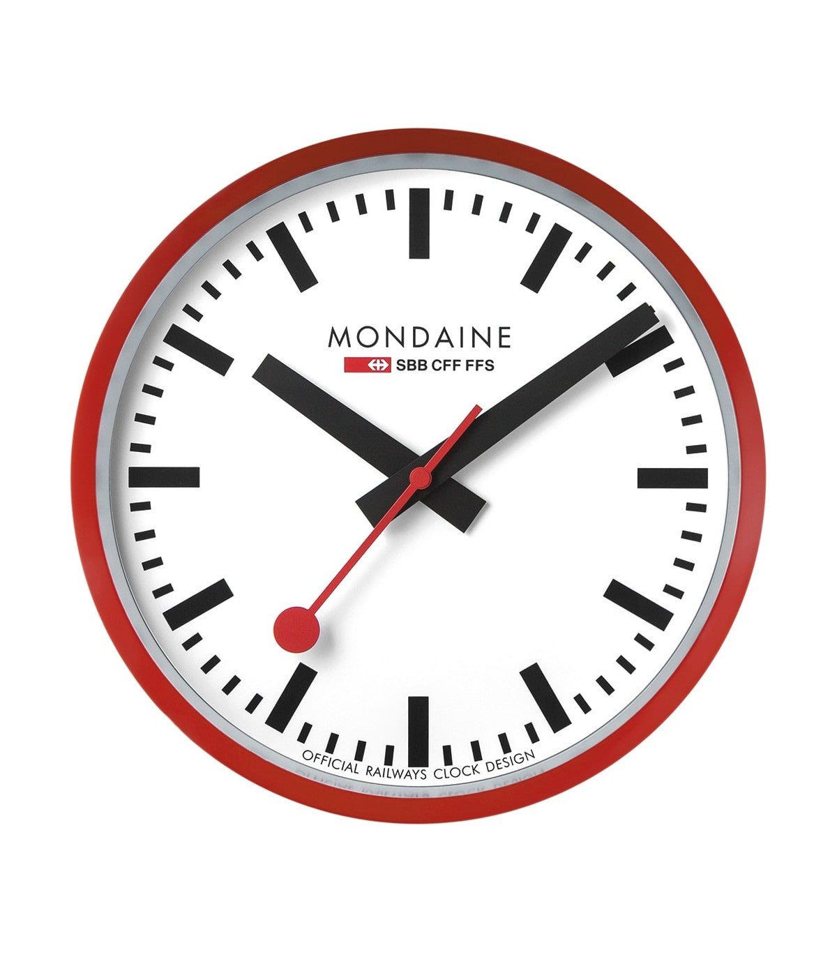 Mondaine Wall Clock Rosso 25 cm A990.CLOCK.11SBC