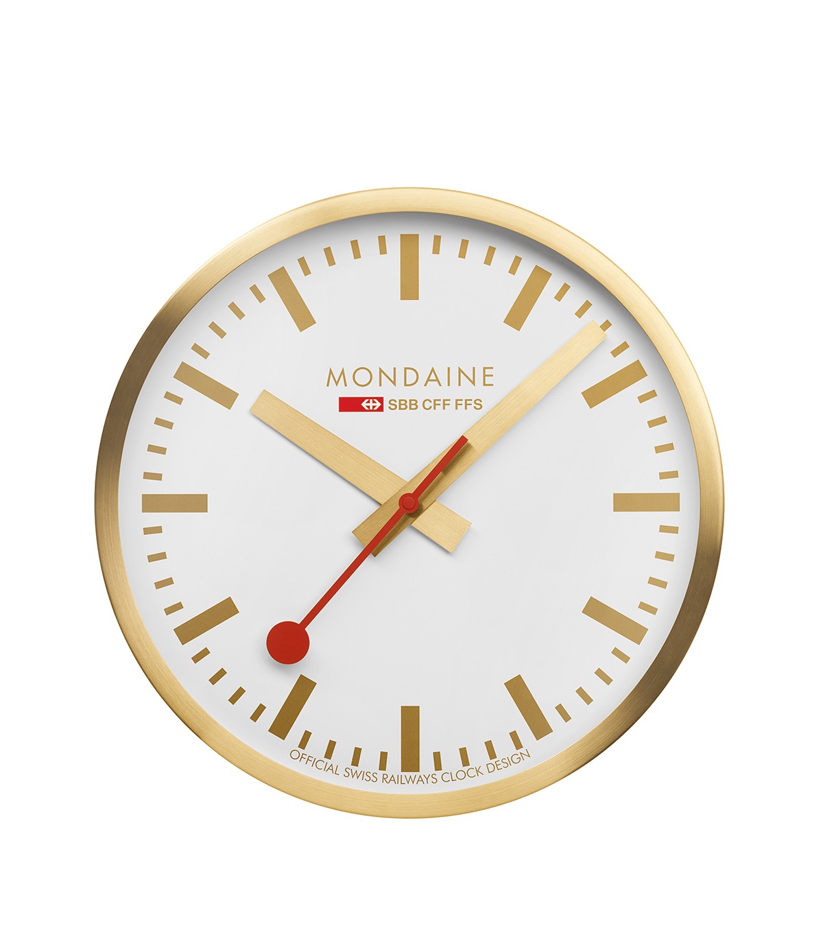 Mondaine Wall Clock 25 cm oro A990.CLOCK.18SBG