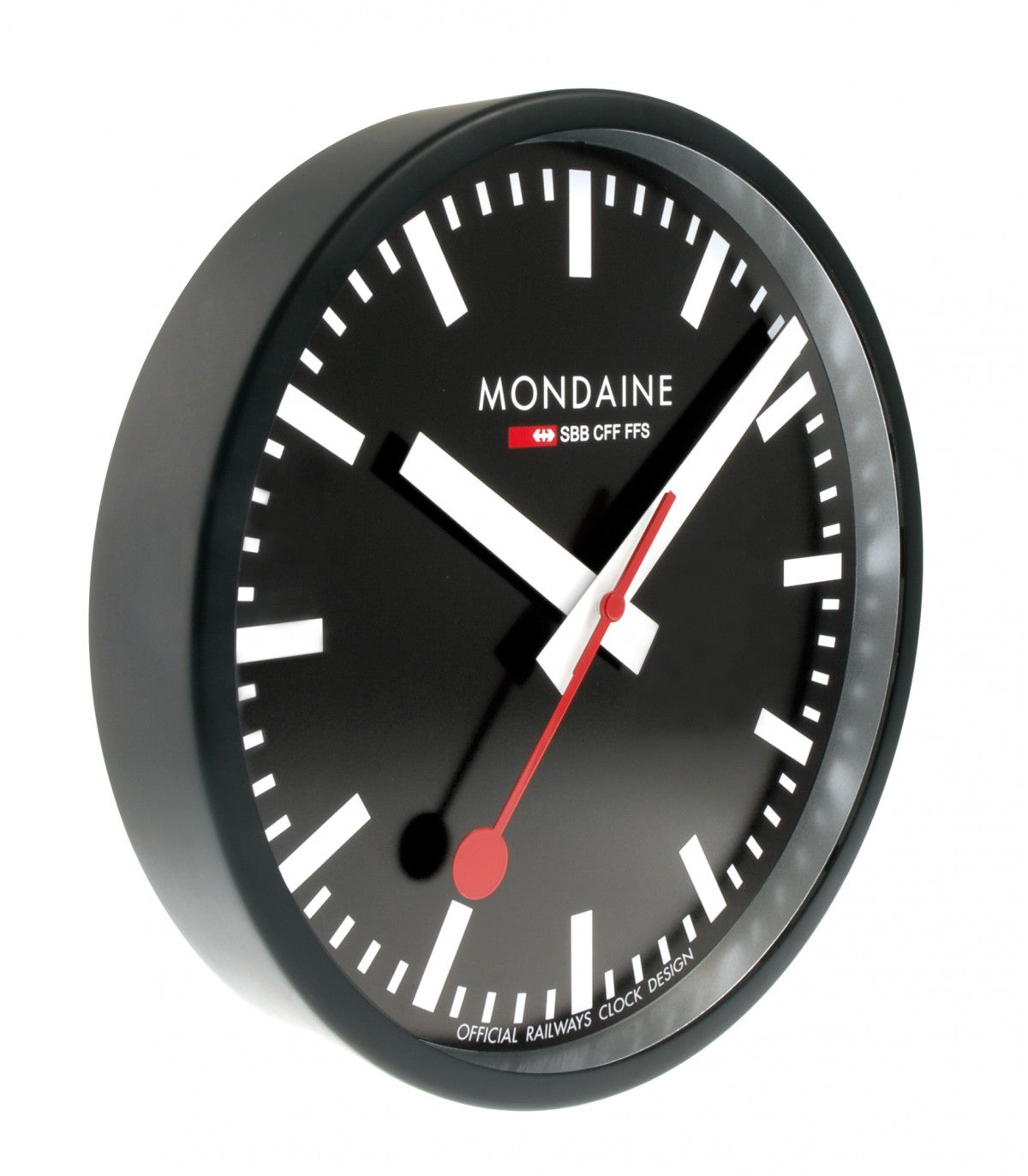 Mondaine Horloge Murale Nero 25 cm A990.CLOCK.64SBB