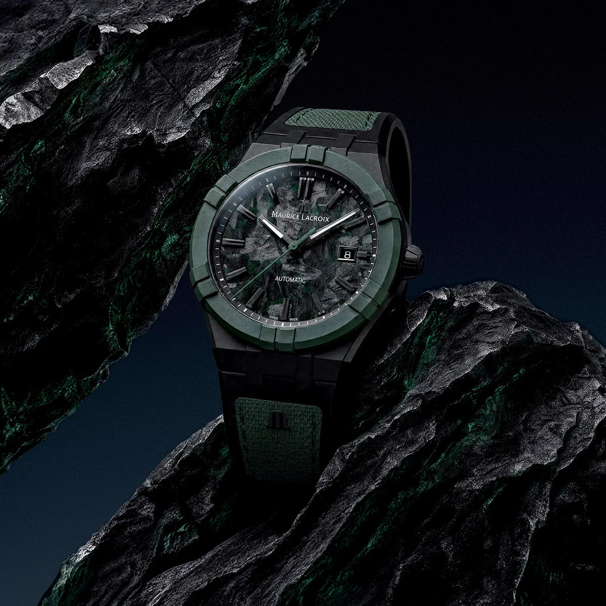 Maurice Lacroix Aikon-ic Frozen Carbon AC6008-TTL50-630-2