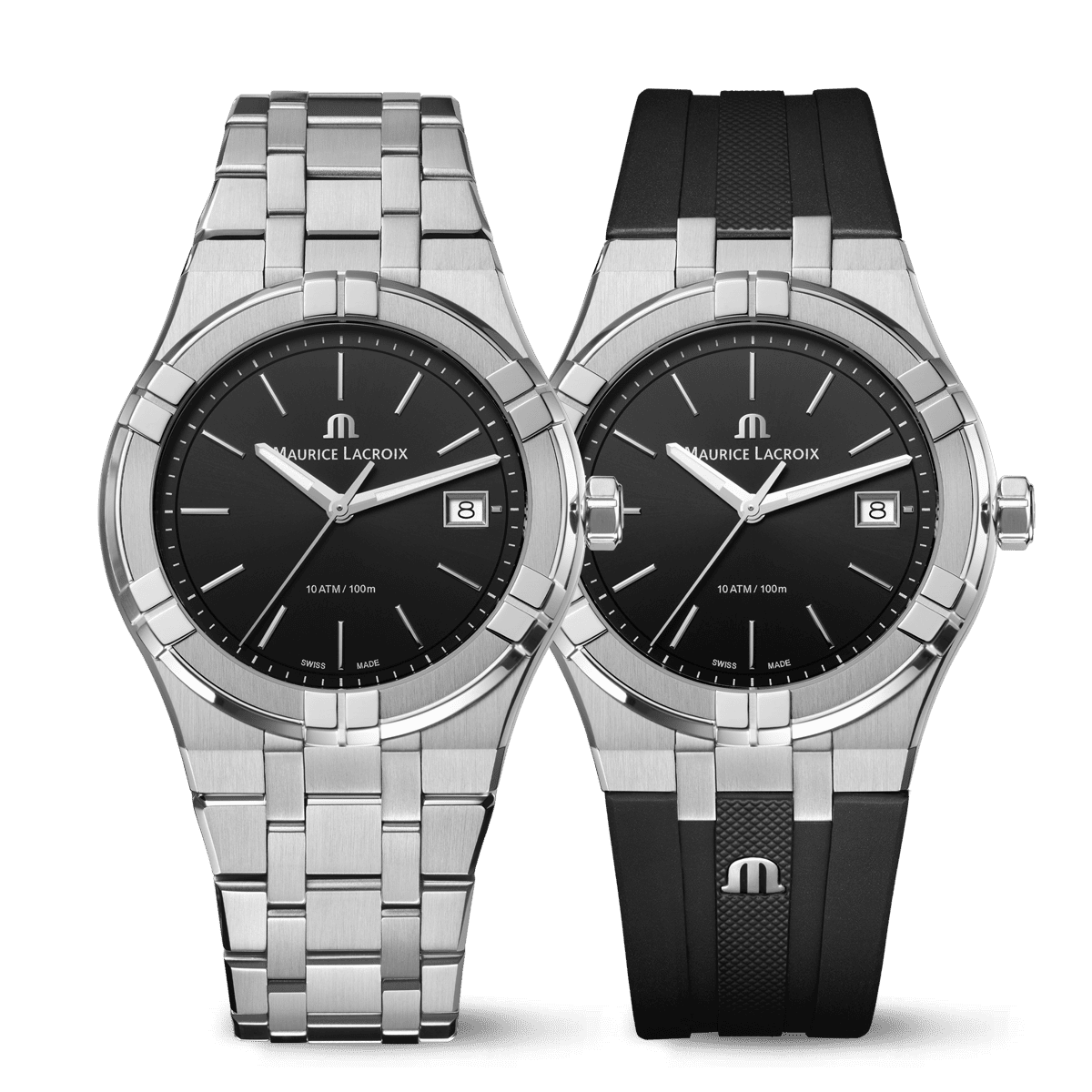 Maurice Lacroix Aikon Cuarzo Fecha 40 mm AI1108-SS00F-330-A