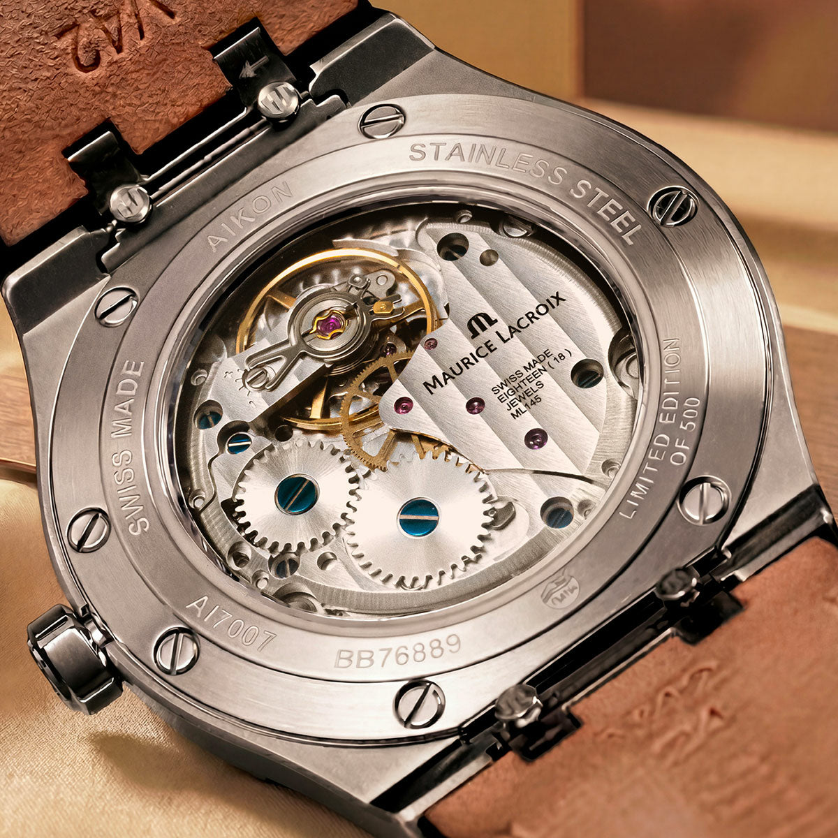 Maurice Lacroix Aikon Manual 39mm Limited Edition AI7007-SS00E-730-B
