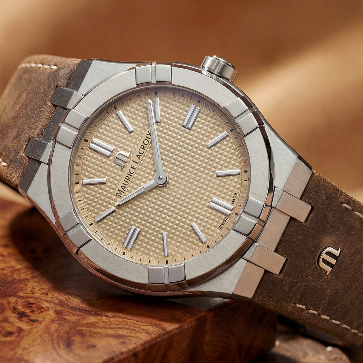 Maurice Lacroix Aikon Manual 39mm Limited Edition AI7007-SS00E-730-B