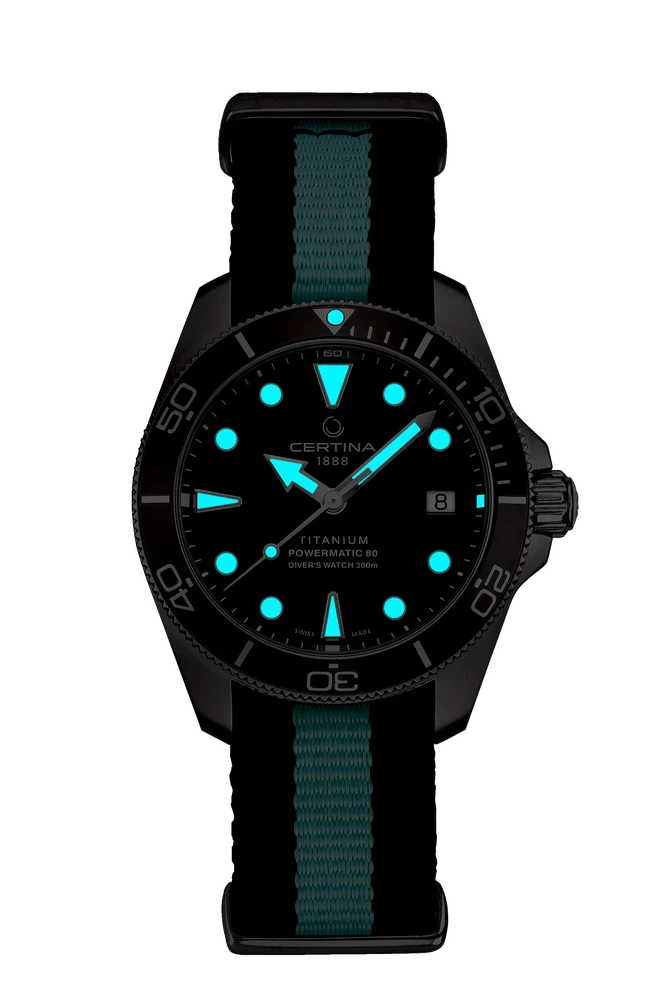 Certina DS Action Diver 38mm Powermatic 80 Titanium C032.807.48.081.00