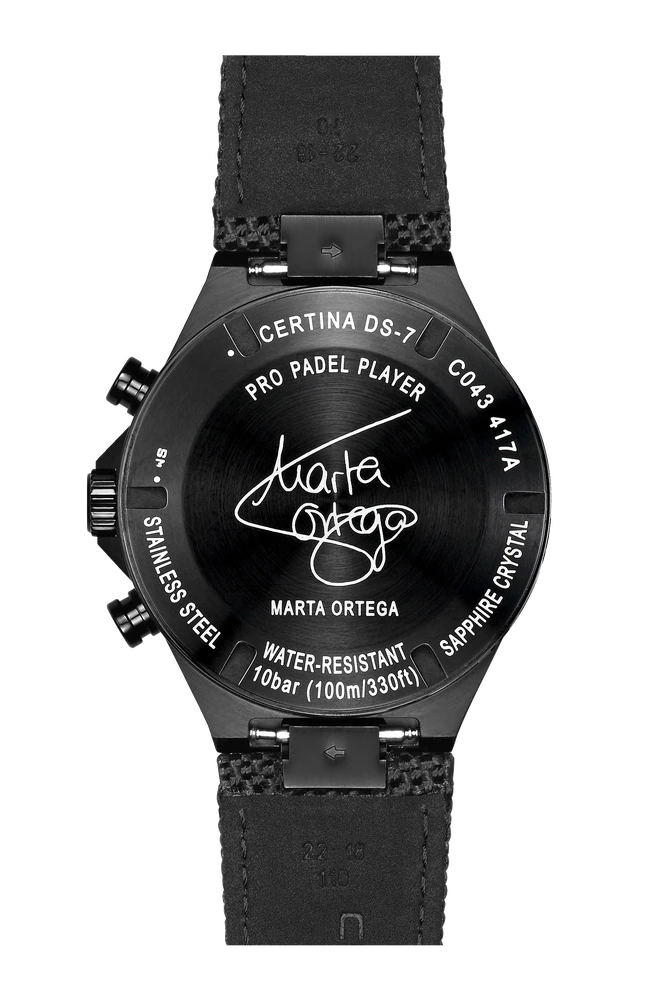 Certina DS-7 Chronograph Padel Edition by Marta Ortega 41mm C043.417.38.201.10