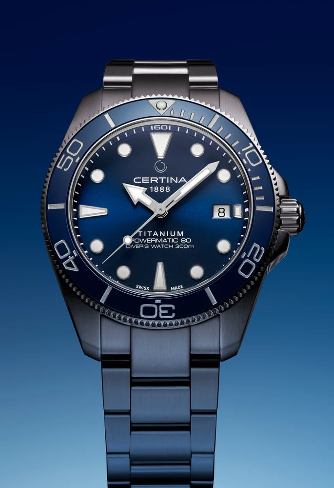 Certina DS Action Diver 40.50mm Powermatic 80 Titanium C048.407.44.041.00