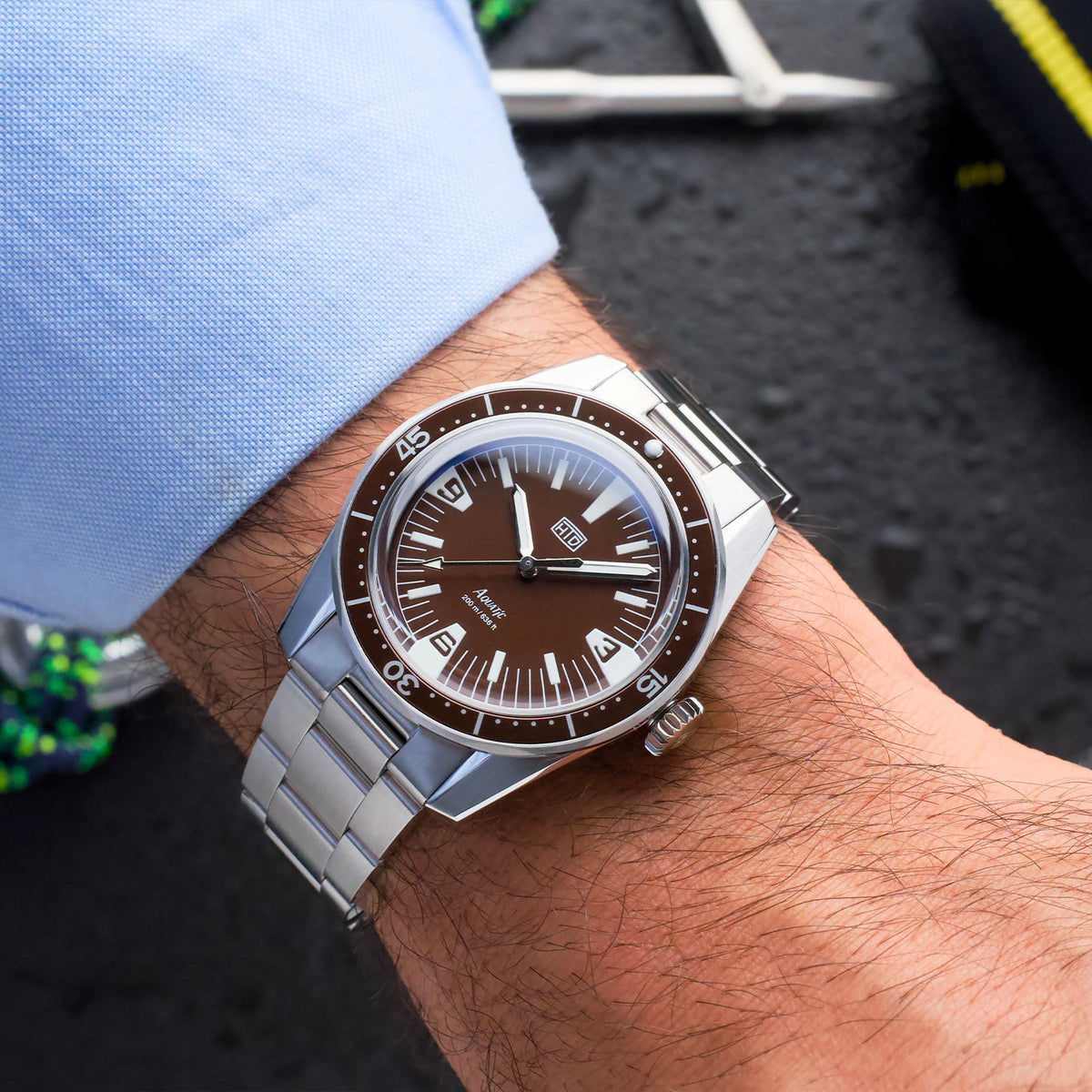 HTD Watches Aquatìc SpaceBoy Espresso Brown
