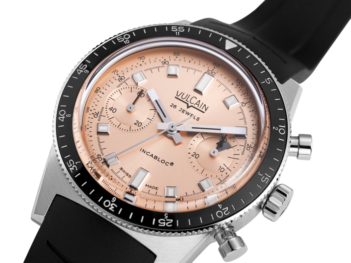 Vulcain Skindiver Chronograph Salmon Limited Edition 590176A87.BAR255