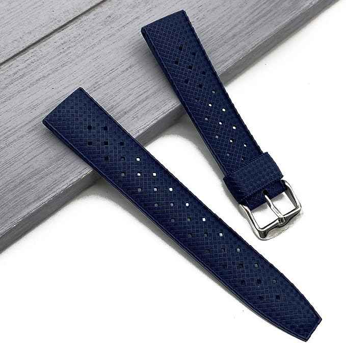 x Cinturino In Gomma Ricambio Per Orologio Swatch Larghezza 21mm Blu lac x Cinturino In Gomma Ricambio Per Orologio Swatch Larghezza 21mm Blu lac