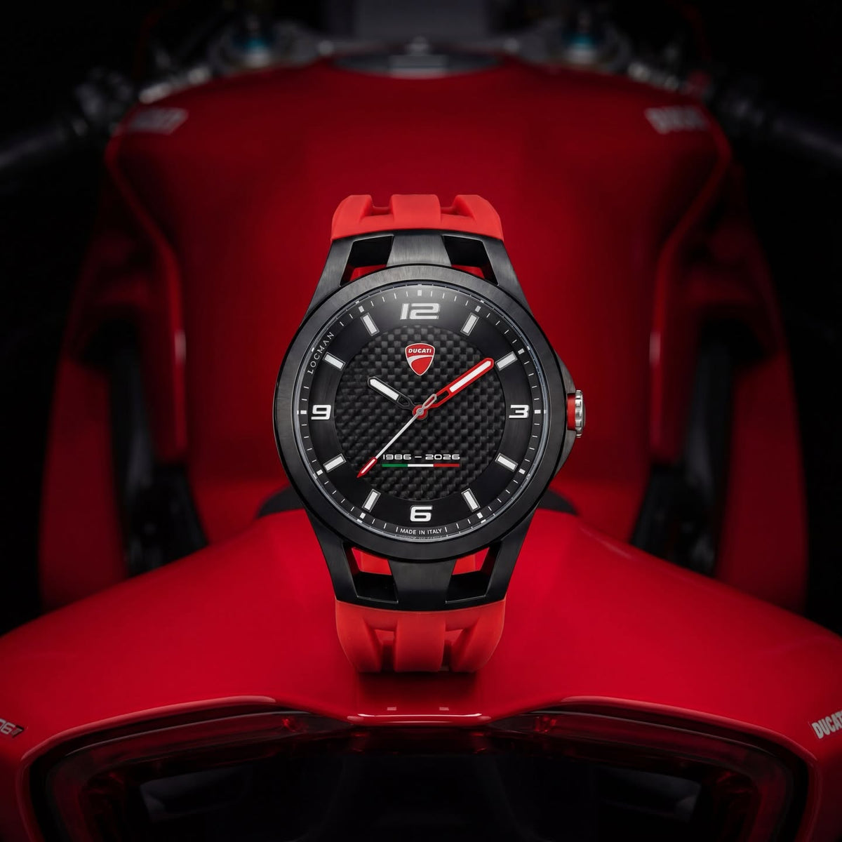 Locman Montecristo Ducati 100 Limited Edition D549AK0-CBNH00SR