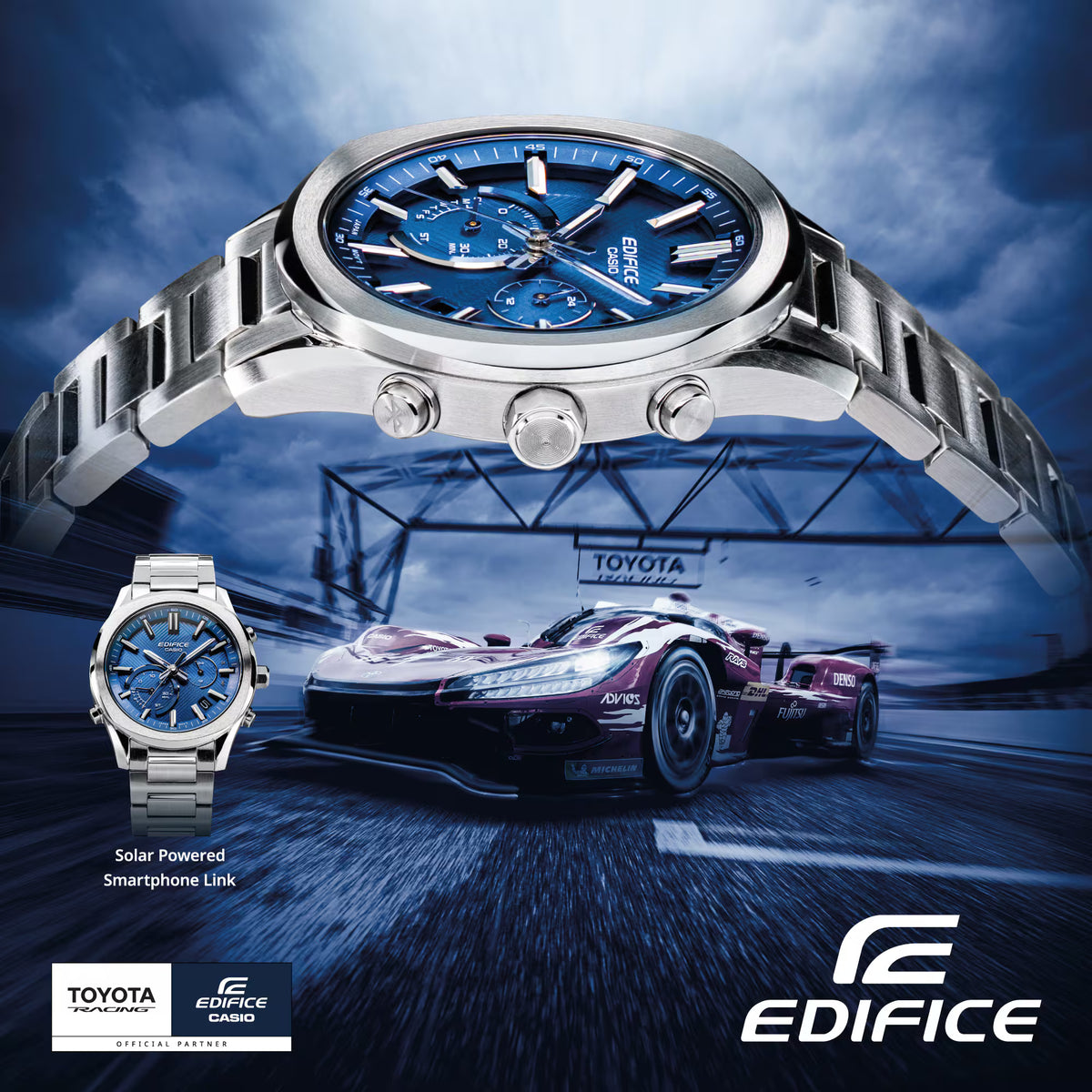 Casio Edifice 39.50mm EQB-1300D-2AEF