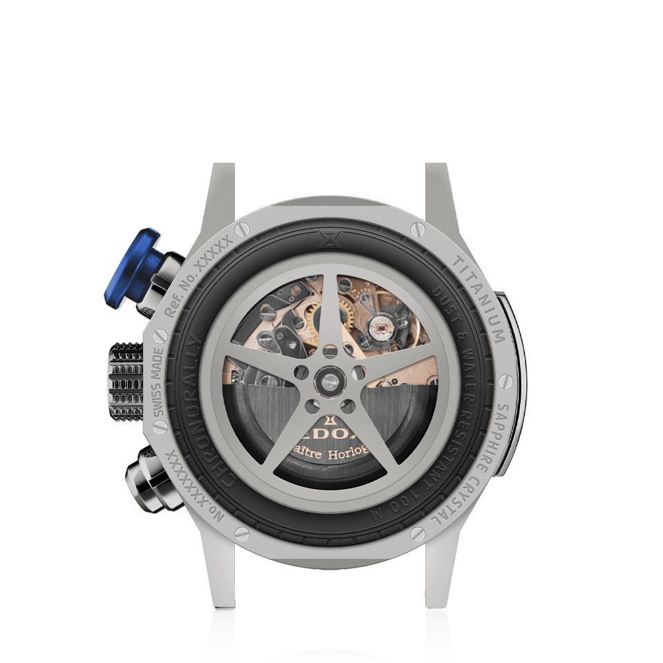Edox Chronorally Automatic 45mm 01129-TBUCBR-BUBR