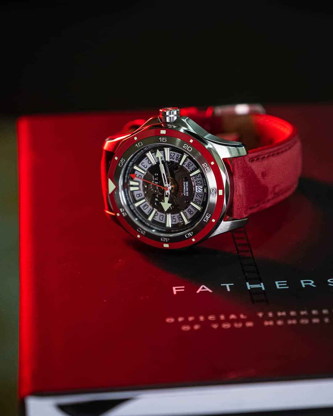 Montres Pères Evolution Rouge 40mm