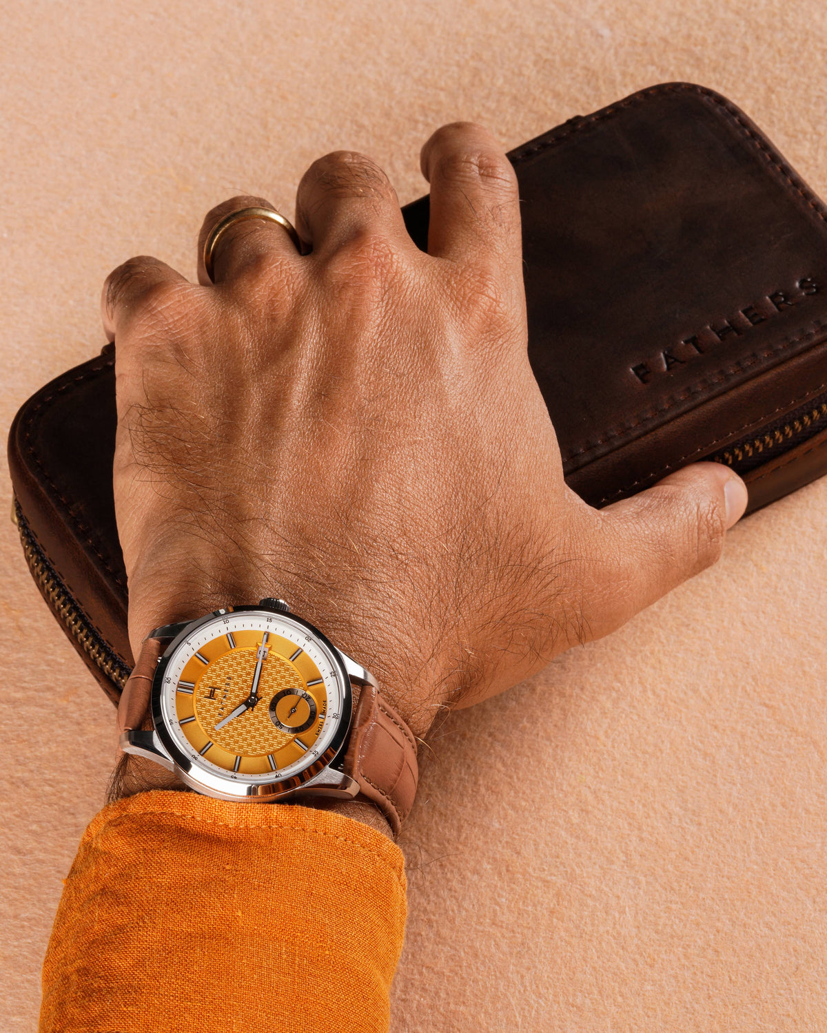 Fathers Always Meridies - Small Seconds Automatic Swiss Made 38mm Watch