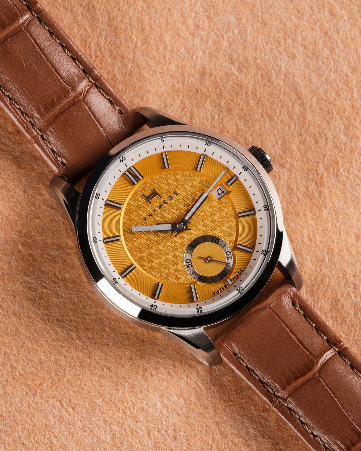 Fathers Always Meridies - Small Seconds Automatic Swiss Made 38mm Watch